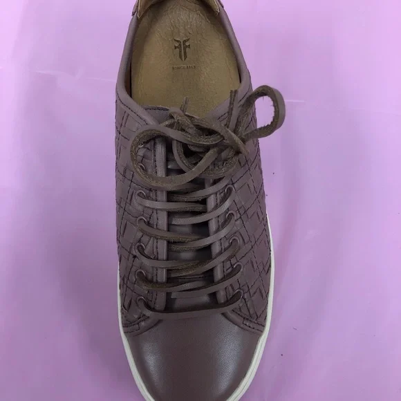 Lux FRYE woven leathers  low lace sneaker - Picture 4 of 6